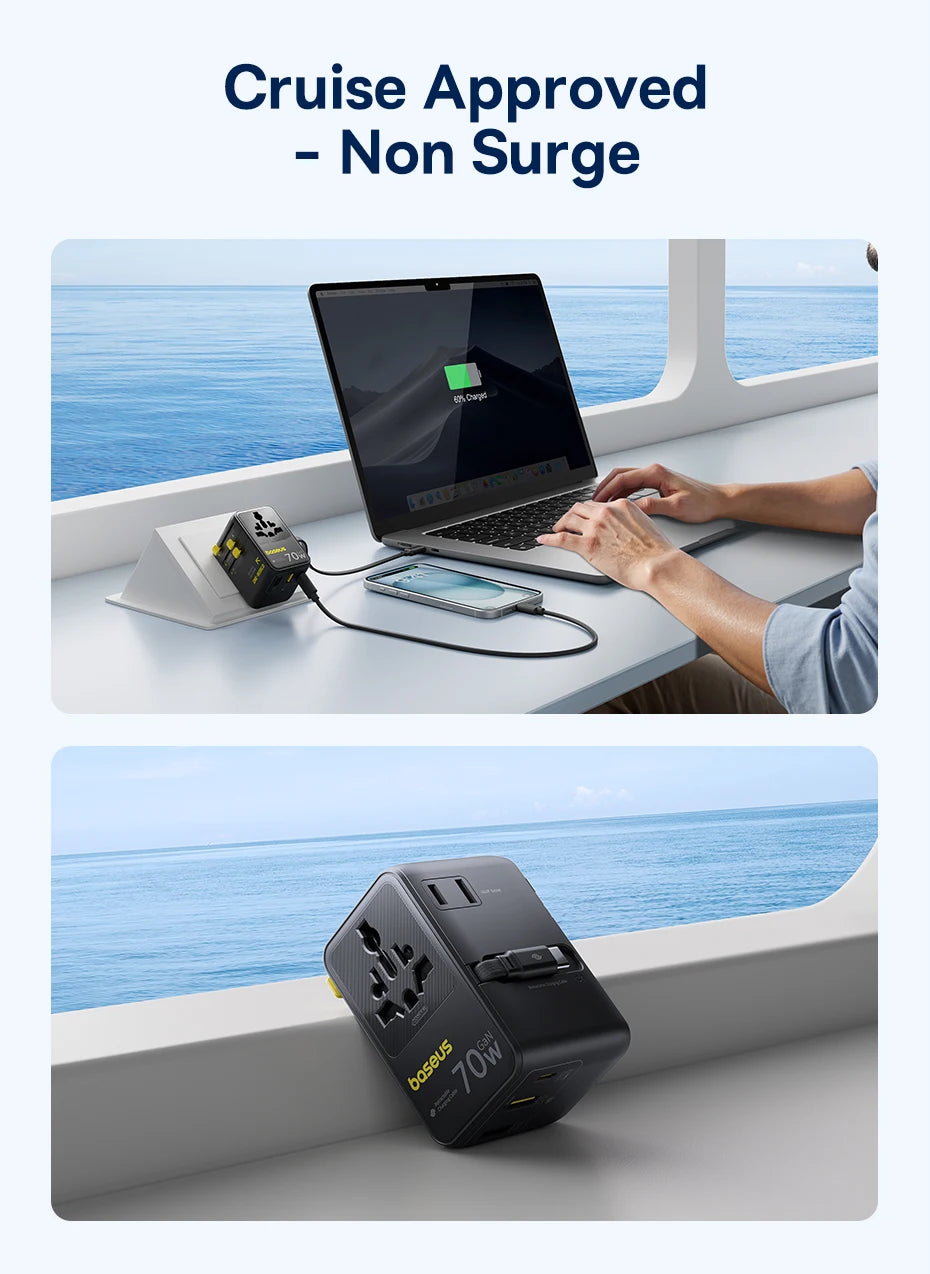BASEUS EnerCore CG11 GaN5 Universal Travel Adapter