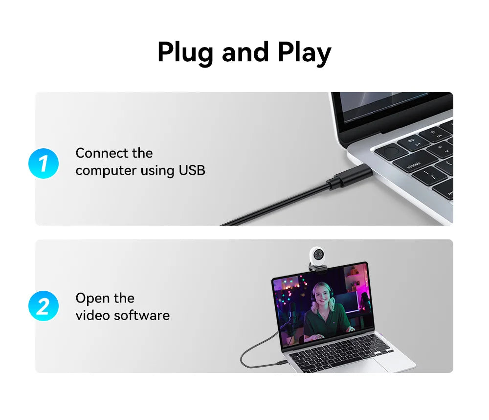 EMEET Piko 4K Dual Lens Streaming Webcam