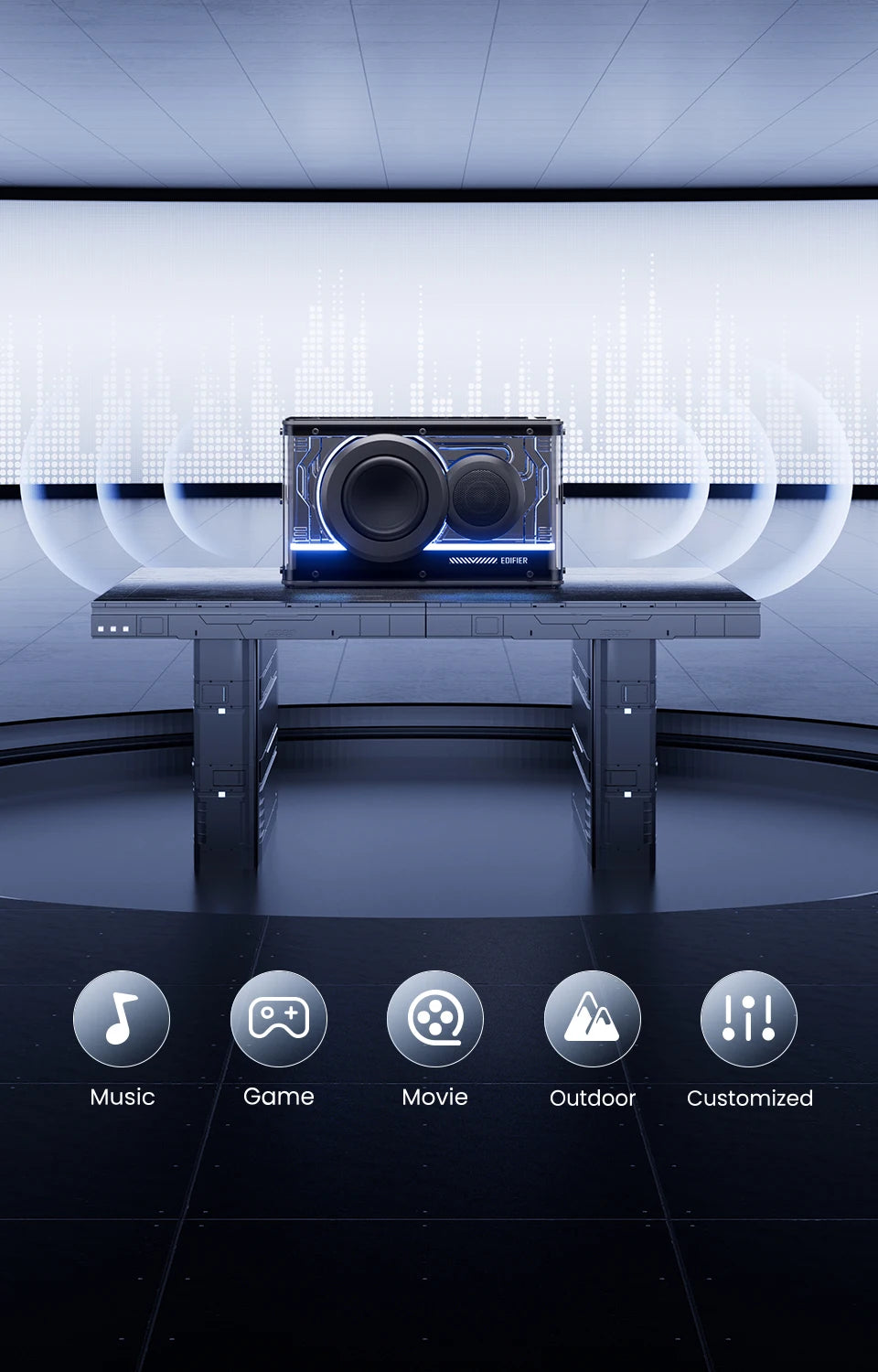 EDIFIER QD25 Portable Bluetooth Wireless Speaker