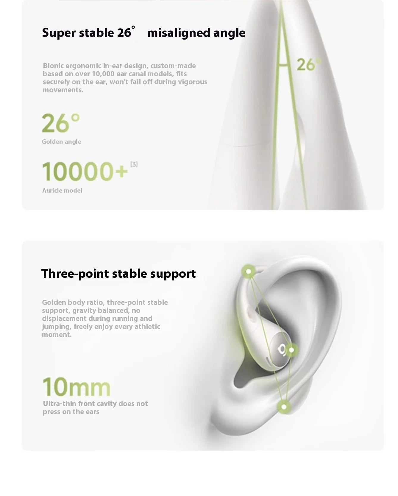 BASEUS BF1 Bluetooth Wireless Open Ear Headphones