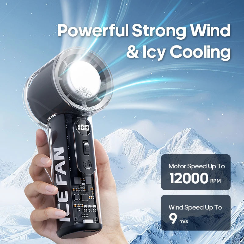 KINSCOTER Q4 Rechargeable Portable Handheld Fan