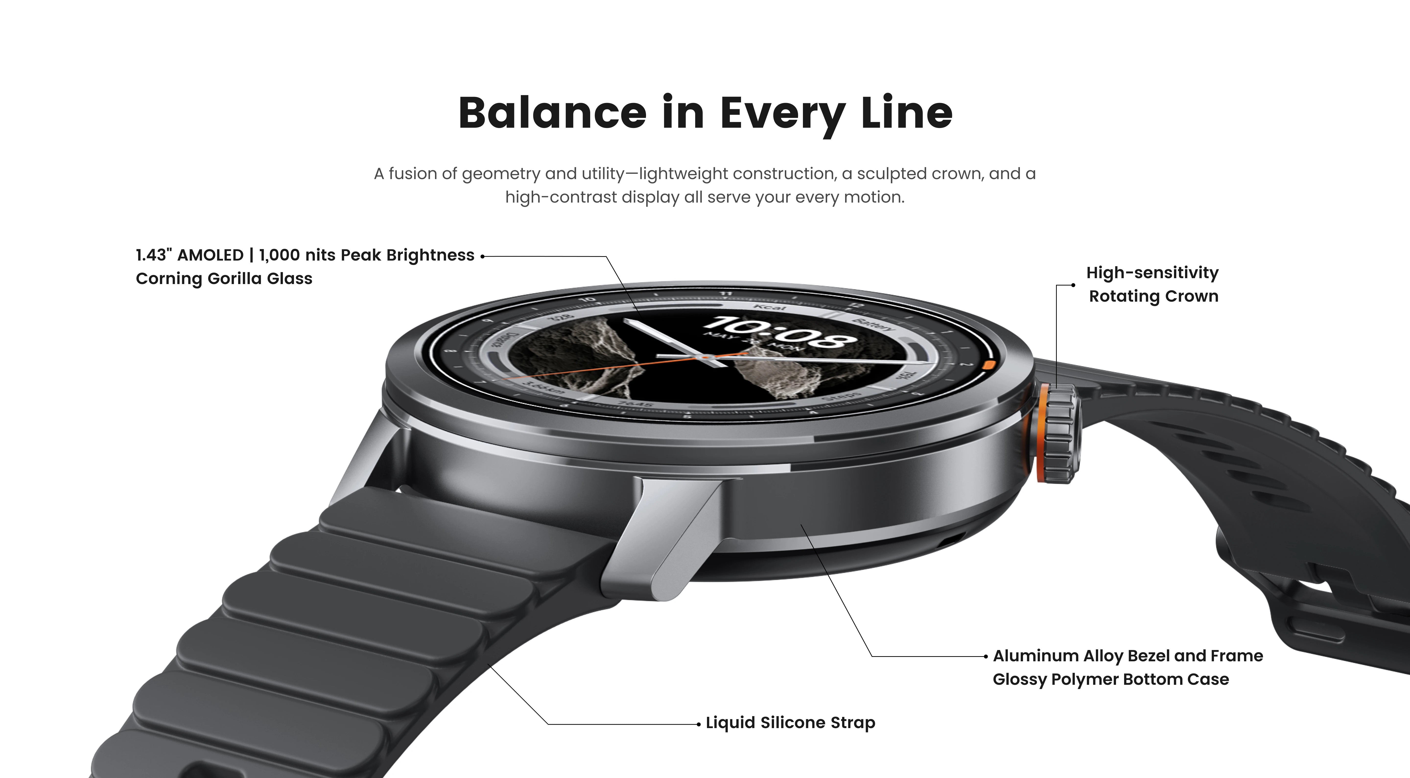 KOSPET Orb 1.43" AMOLED Smart Watch