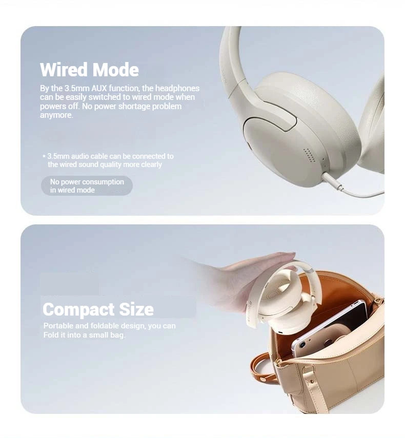 SANSUI TD46 ANC Bluetooth Wireless Headphones