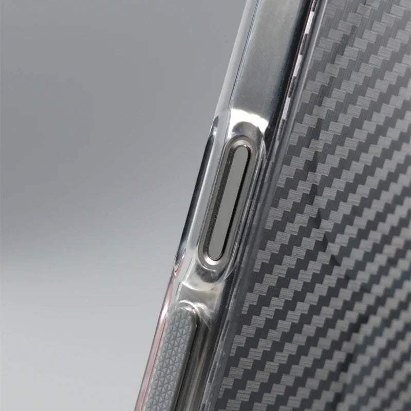 Carbon Fibre Texture MagSafe Shockproof Case for iPhone