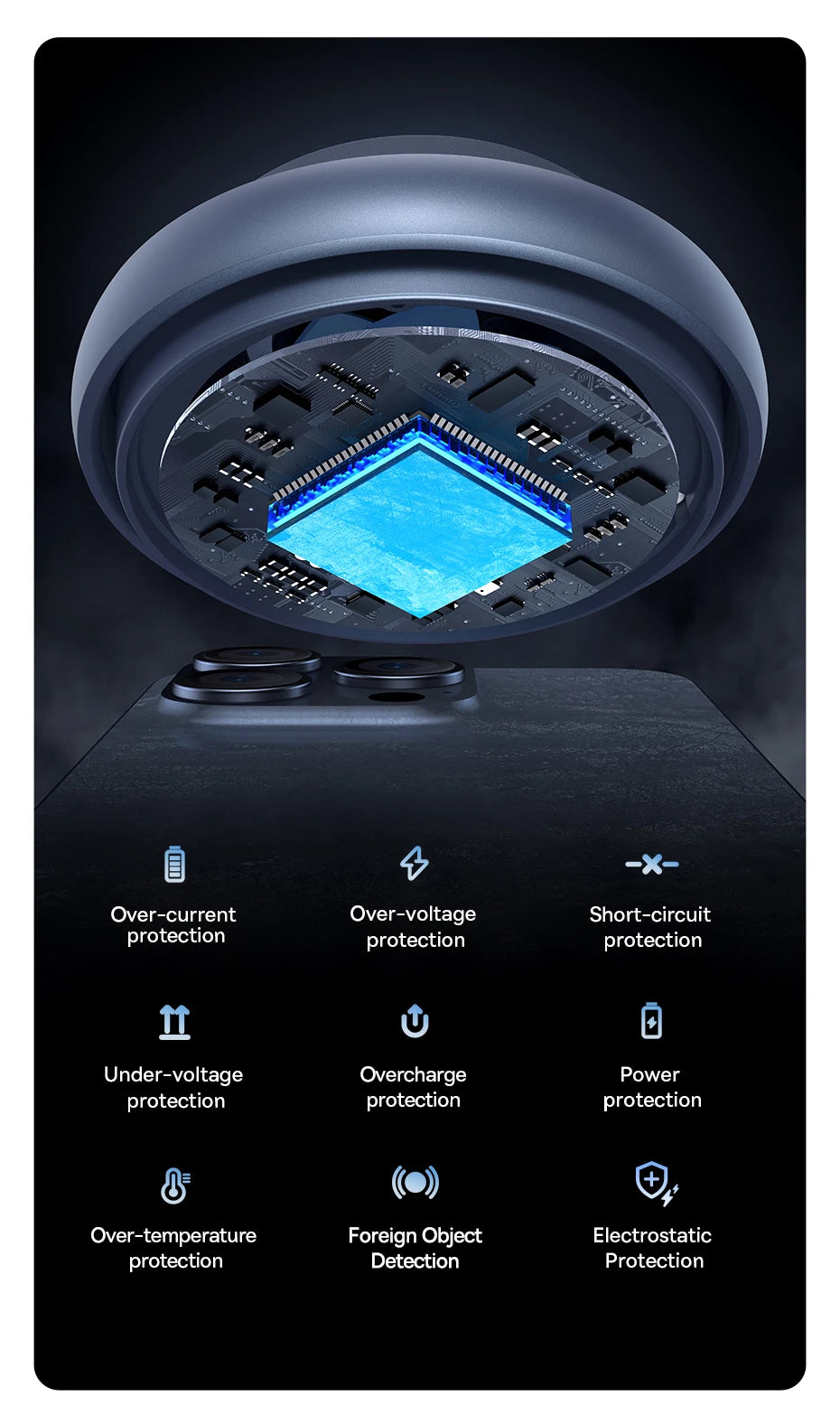 BASEUS Orbit 2 Pro Air-Cooled 2in1 Wireless Charging Stand