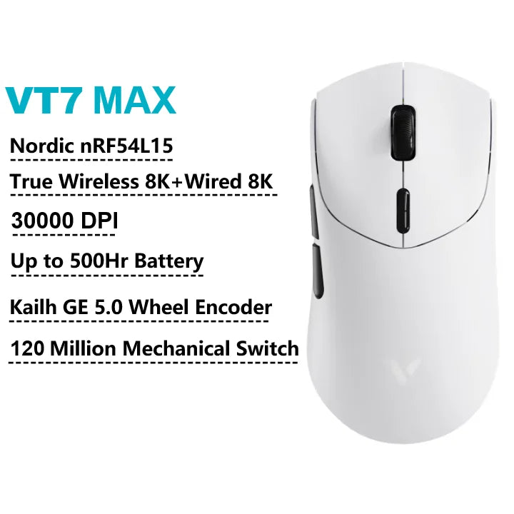 RAPOO VT7 Max Rechargeable Bluetooth Wireless Mouse