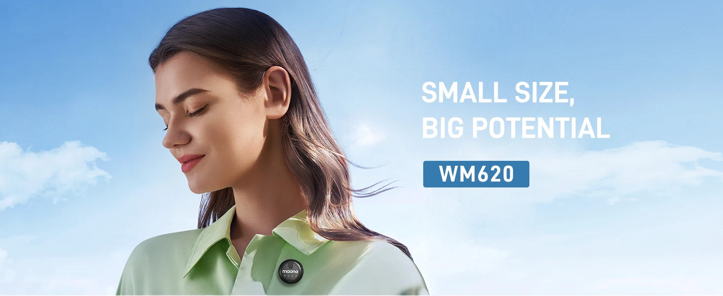 MAONO WM620 Professional Lavalier Wireless Microphone