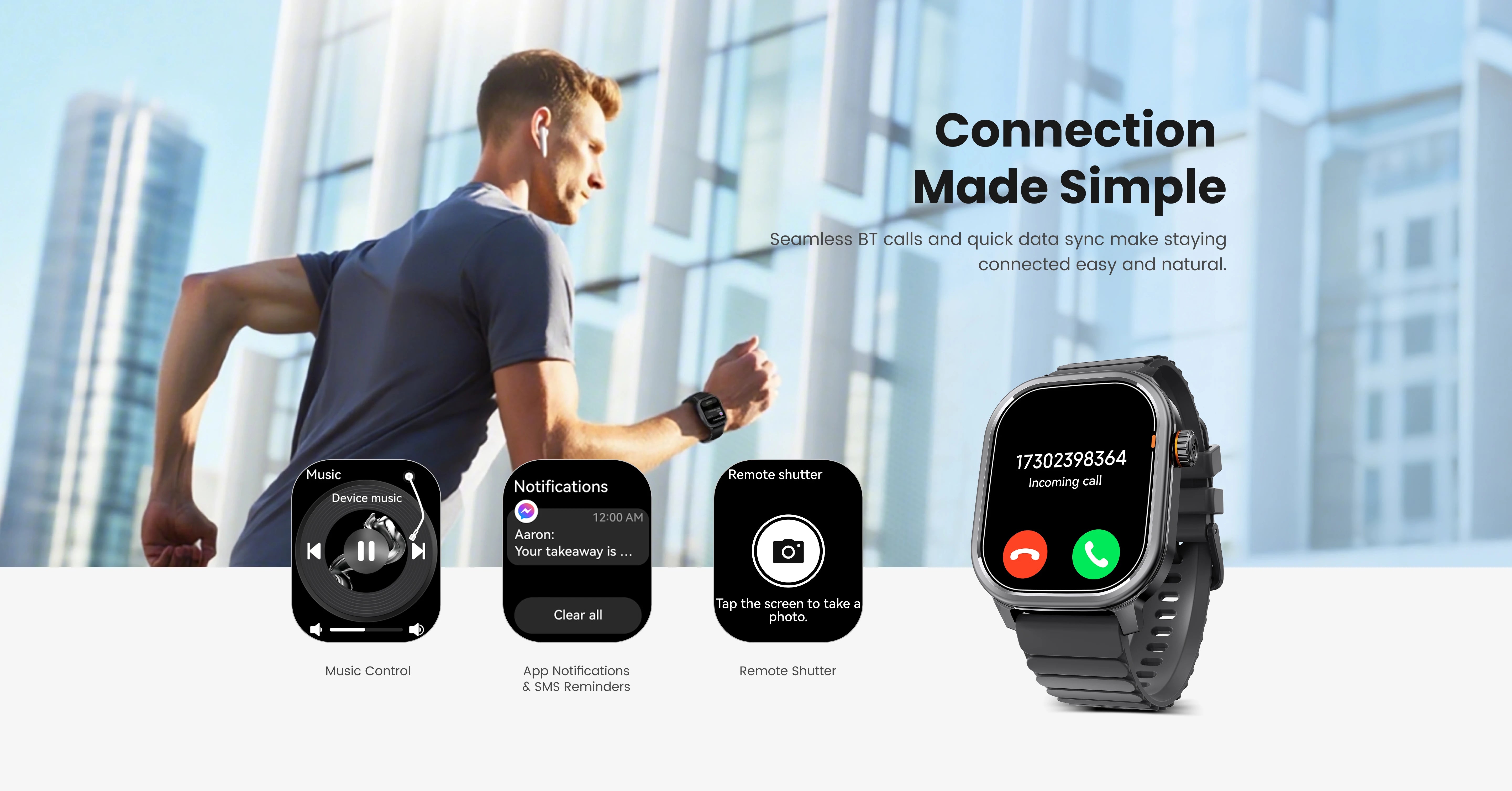 KOSPET Pulse 1.96" AMOLED Smart Watch