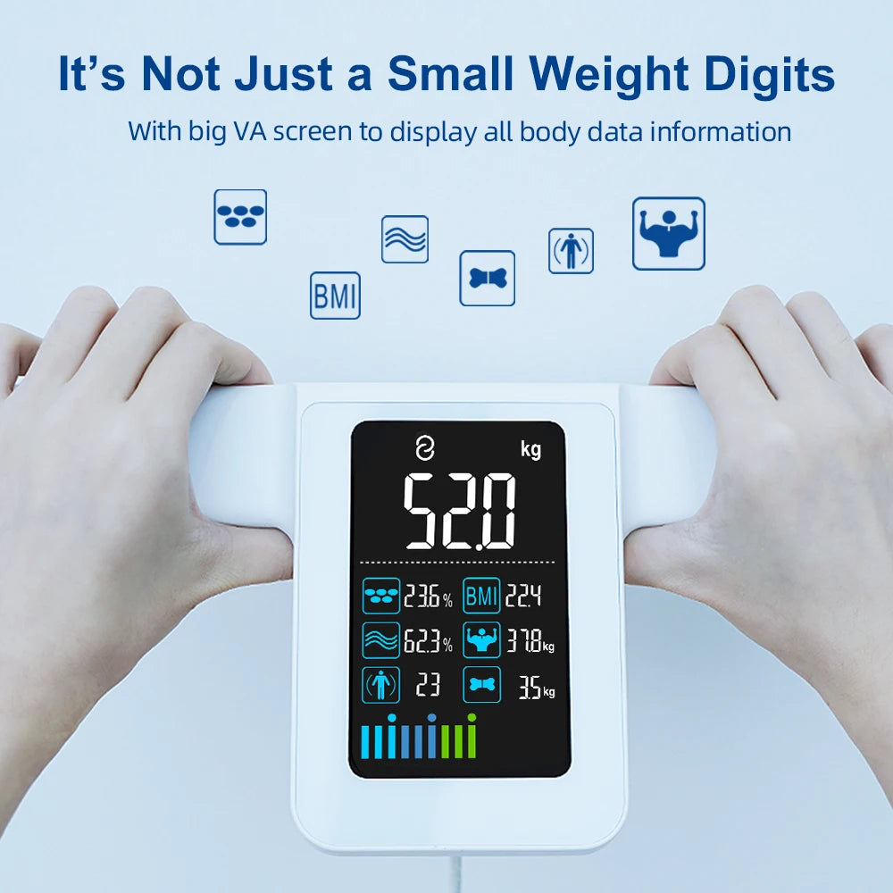 FITDAYS FG2015ULB Bluetooth Smart Body Scales - White