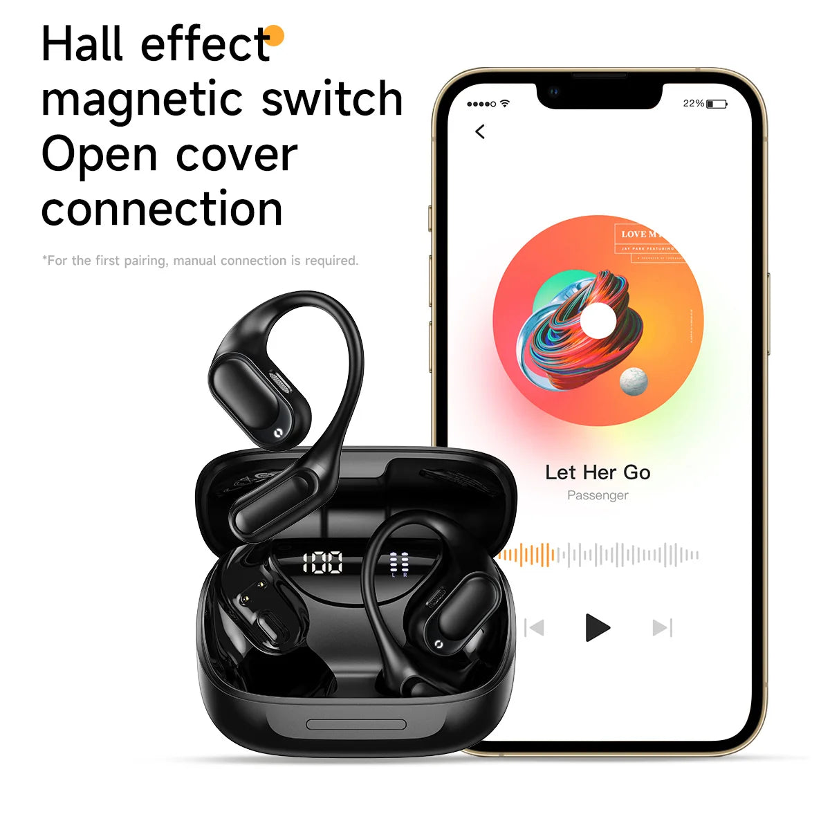 HOCO EA11 Honey Bluetooth Wireless Open Ear Headphones