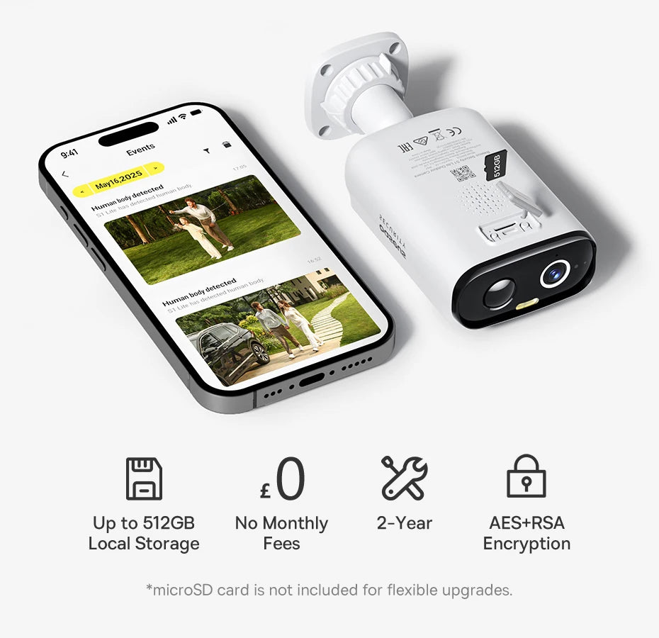 BASEUS Security S1 Lite 2K Smart Home Security Camera Kit