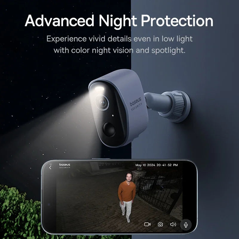 BASEUS N1 Series 2K Smart Home Security Camera Kit