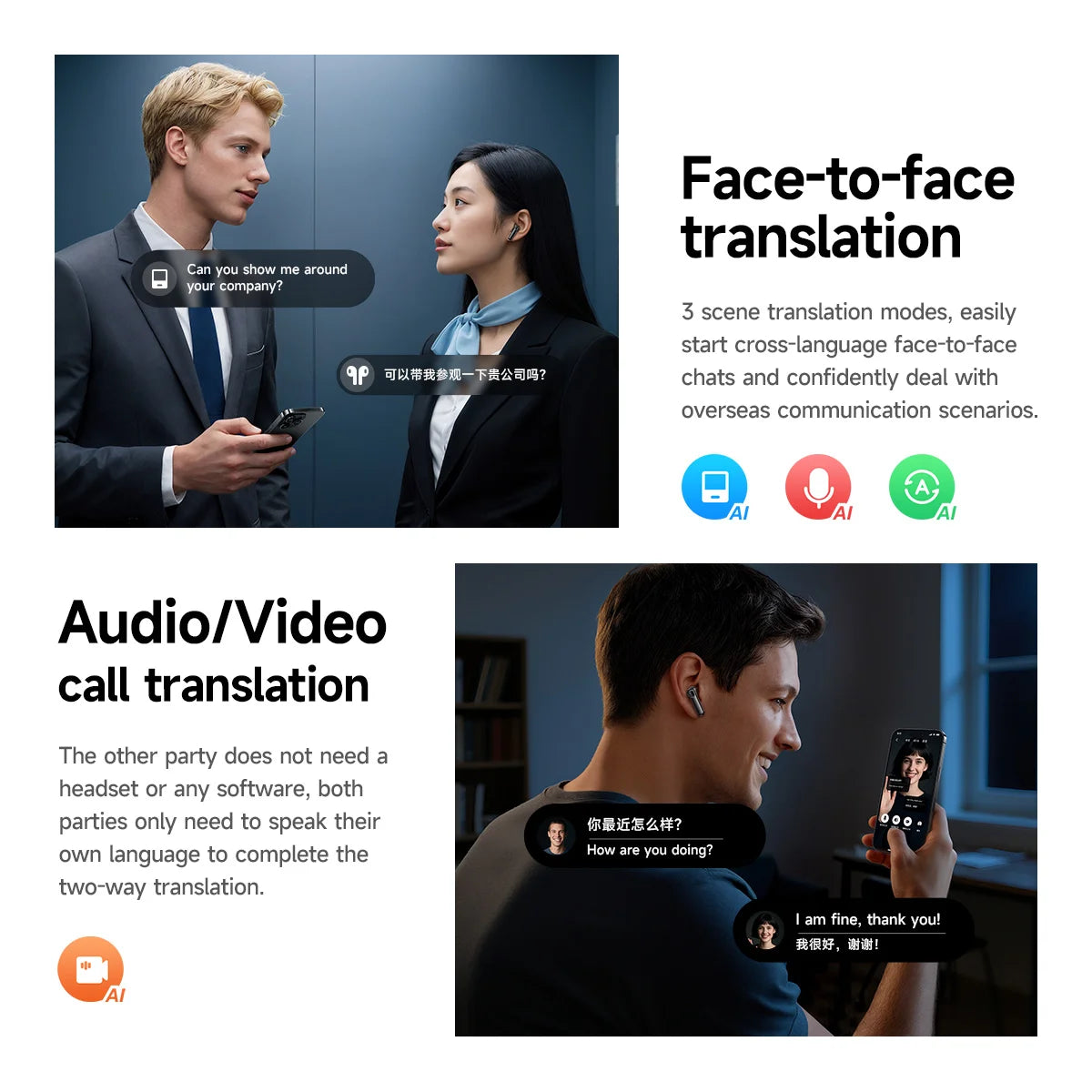 HOCO EQ27 Noise Cancelling Bluetooth Wireless Earbuds