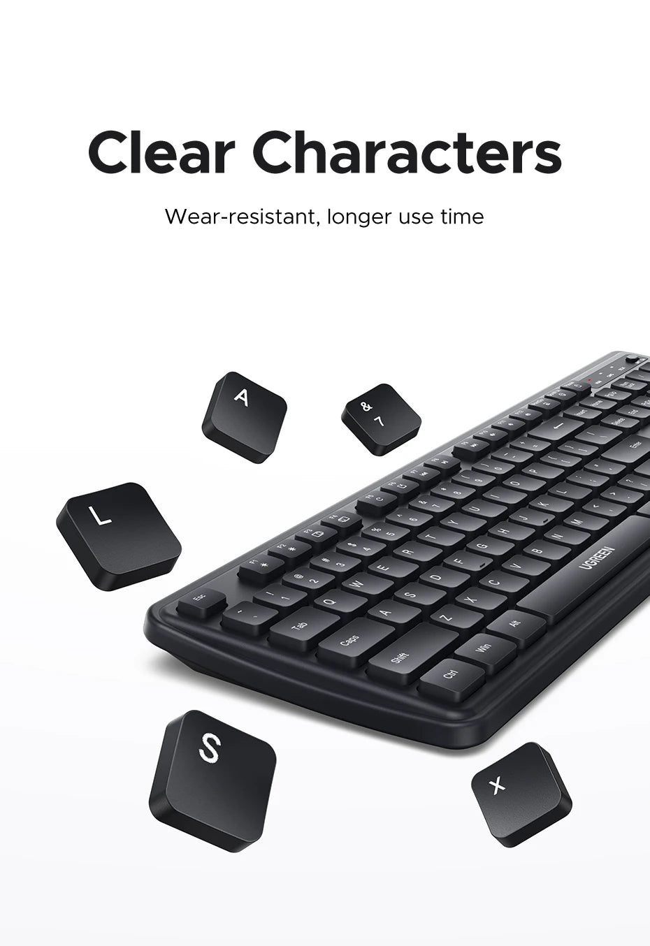 UGREEN Ultra Slim 2.4G Wireless Keyboard
