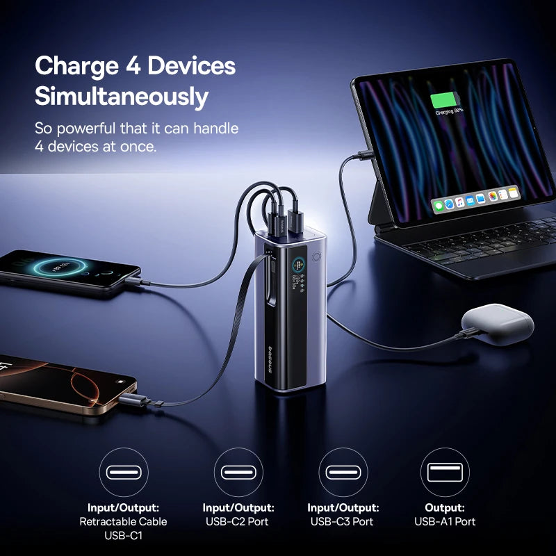 BASEUS EnerGeek GR11 20000mAh Fast Charging Portable Charger and Power Bank