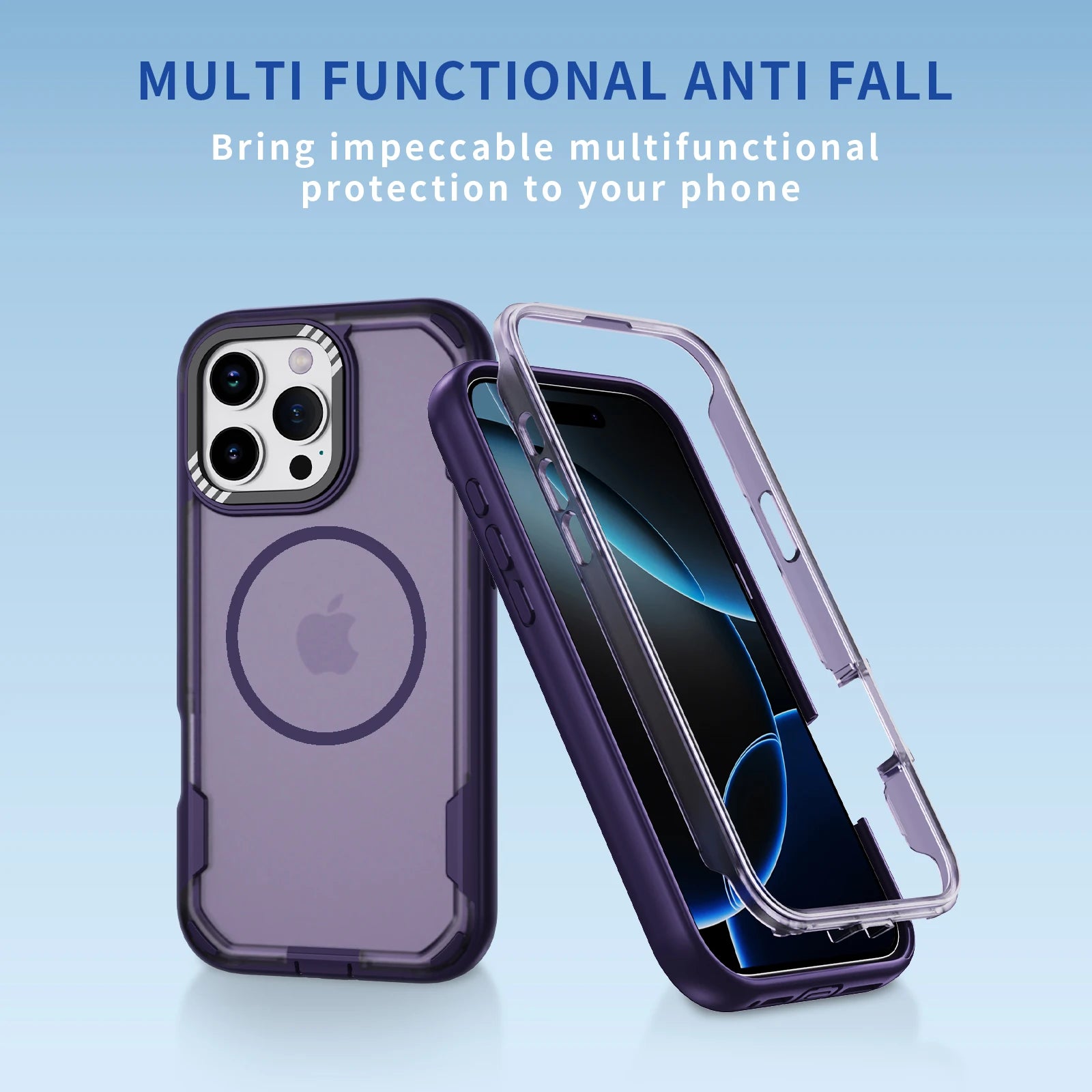 MagSafe Shockproof Rugged Armor Case for iPhone
