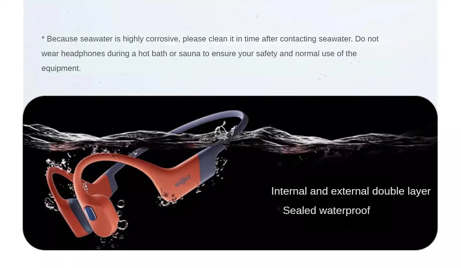 SHOKZ OpenSwim Pro Bone Conduction Open-Ear Headphones