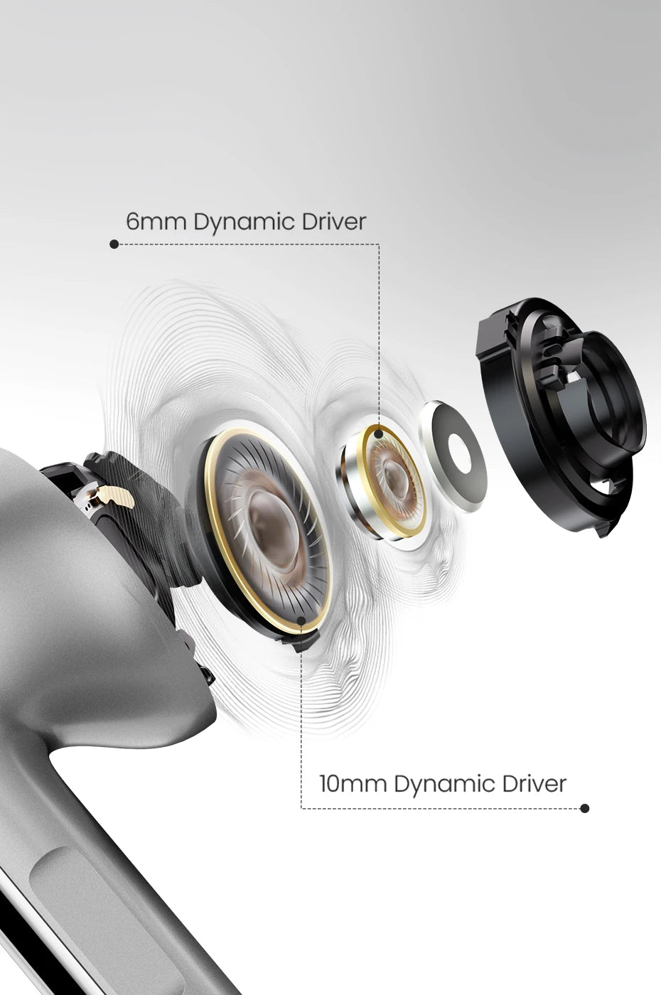 EDIFIER Evobuds Pro Noise Cancelling Bluetooth Wireless Earbuds