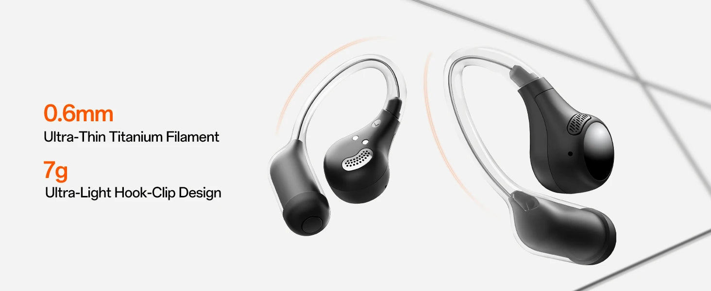 ONEODIO OpenRock S2 Bluetooth Wireless Open Ear Headphones