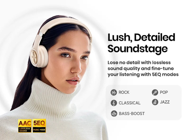 PICUN Solo6 ENC Bluetooth Wireless Headphones