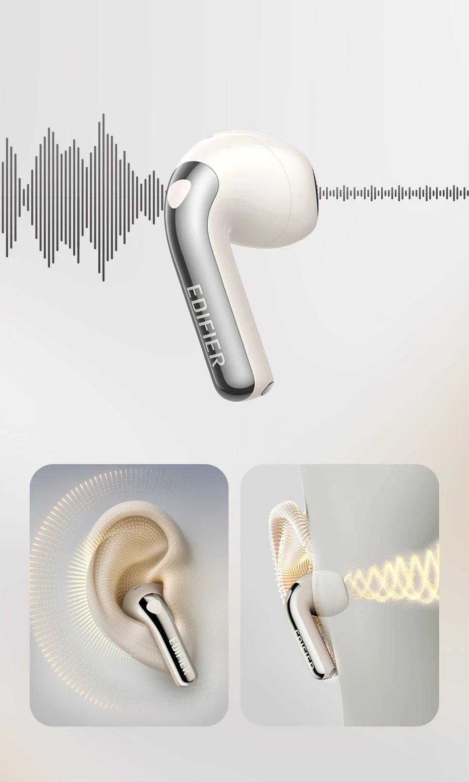 EDIFIER Evobuds Noise Cancelling Bluetooth Wireless Earphones