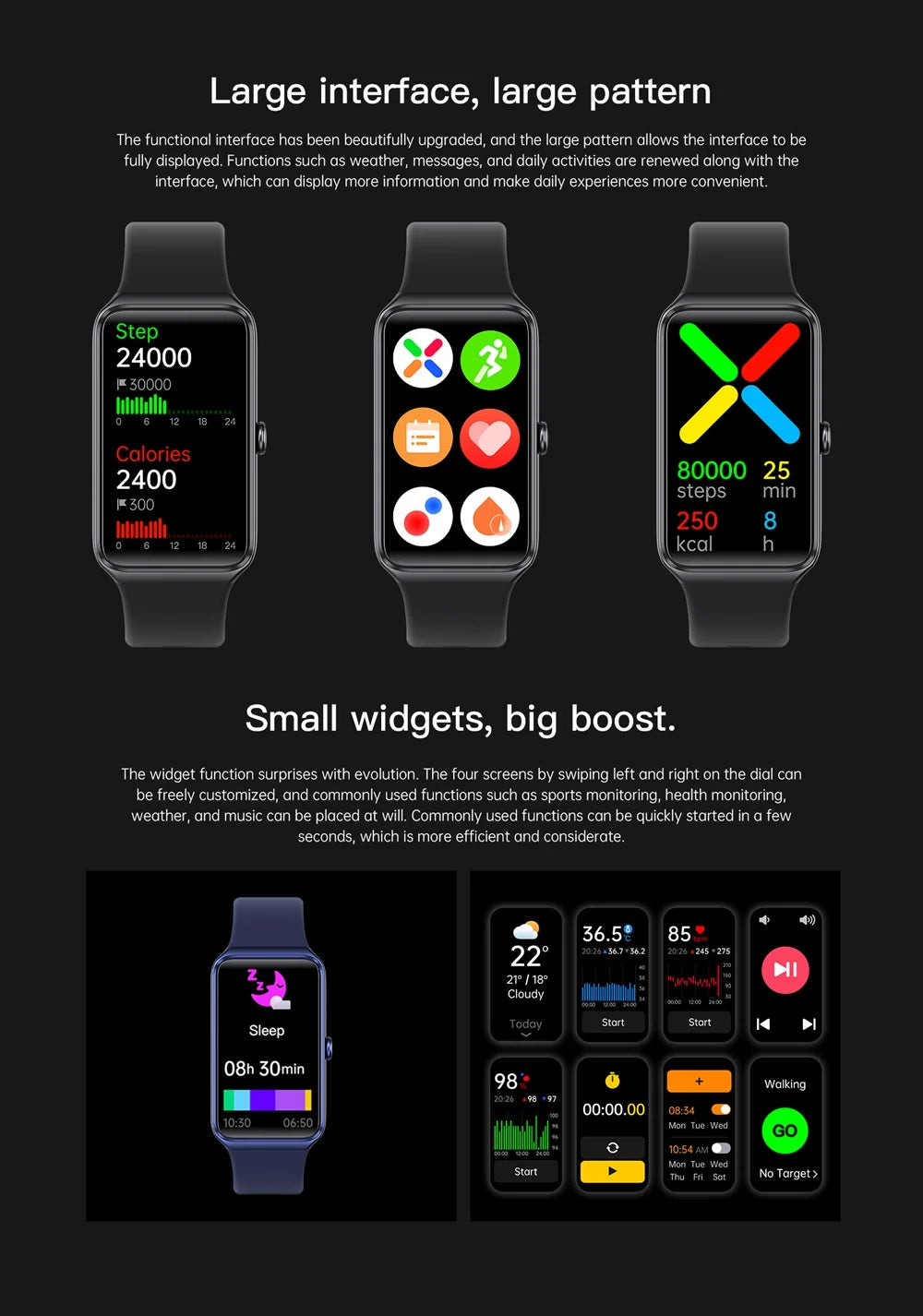 EFFEOKKI C82 Smart Fitness Tracker