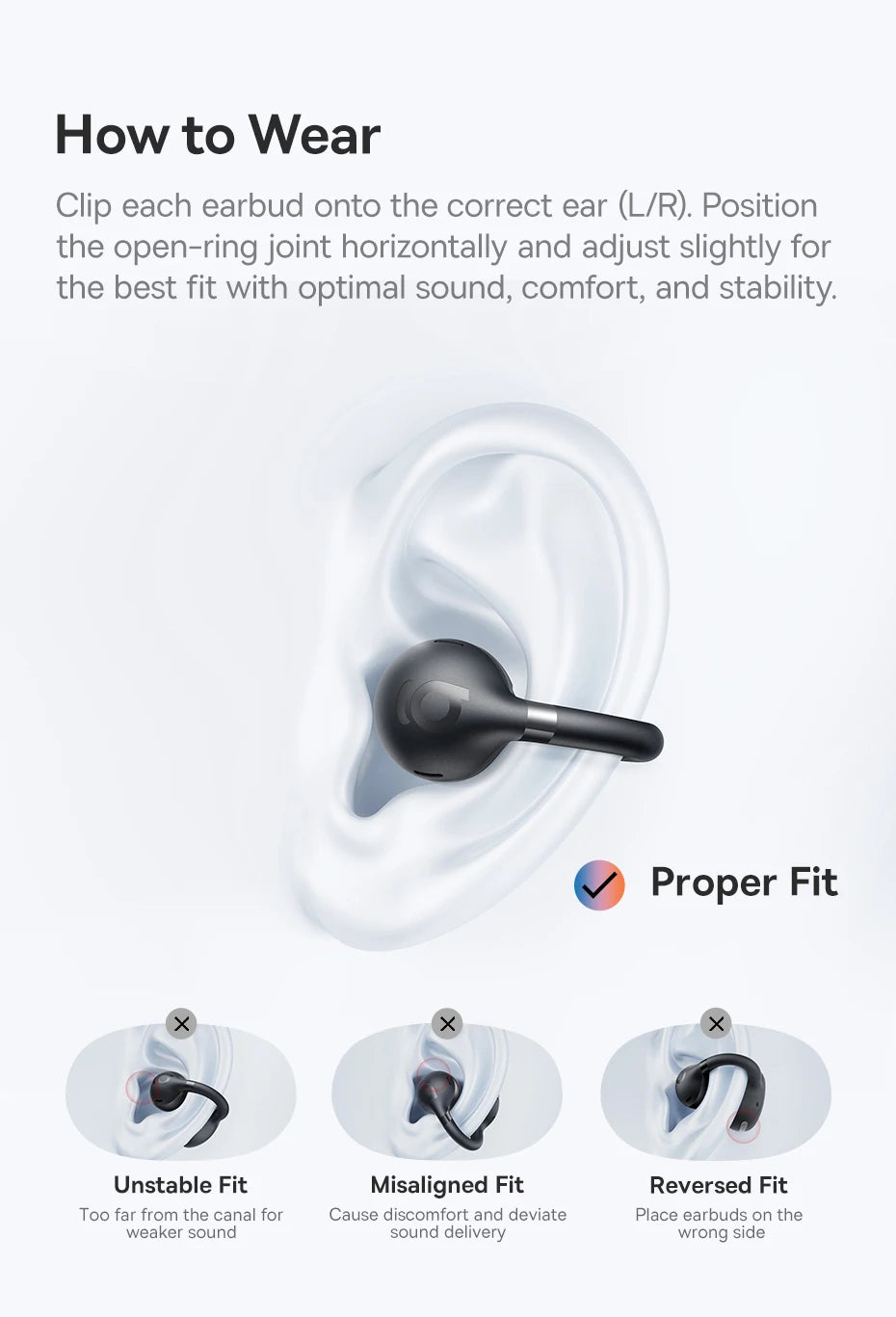 BASEUS BC1 Bluetooth Wireless Open-Ear Earphones