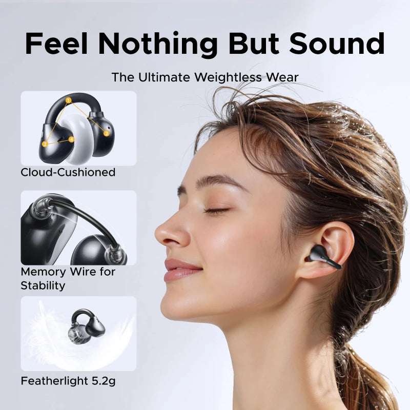 UGREEN ClipBuds Bluetooth Wireless Open Ear Headphones