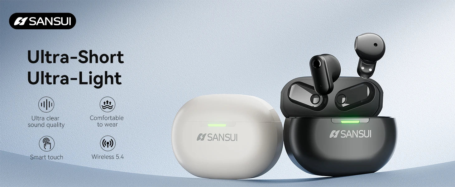 SANSUI W97 TWS Bluetooth Wireless Earphones
