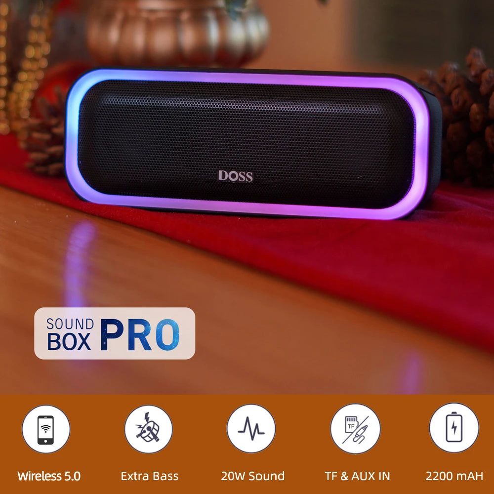 DOSS SoundBox Pro Portable Bluetooth Wireless Speaker