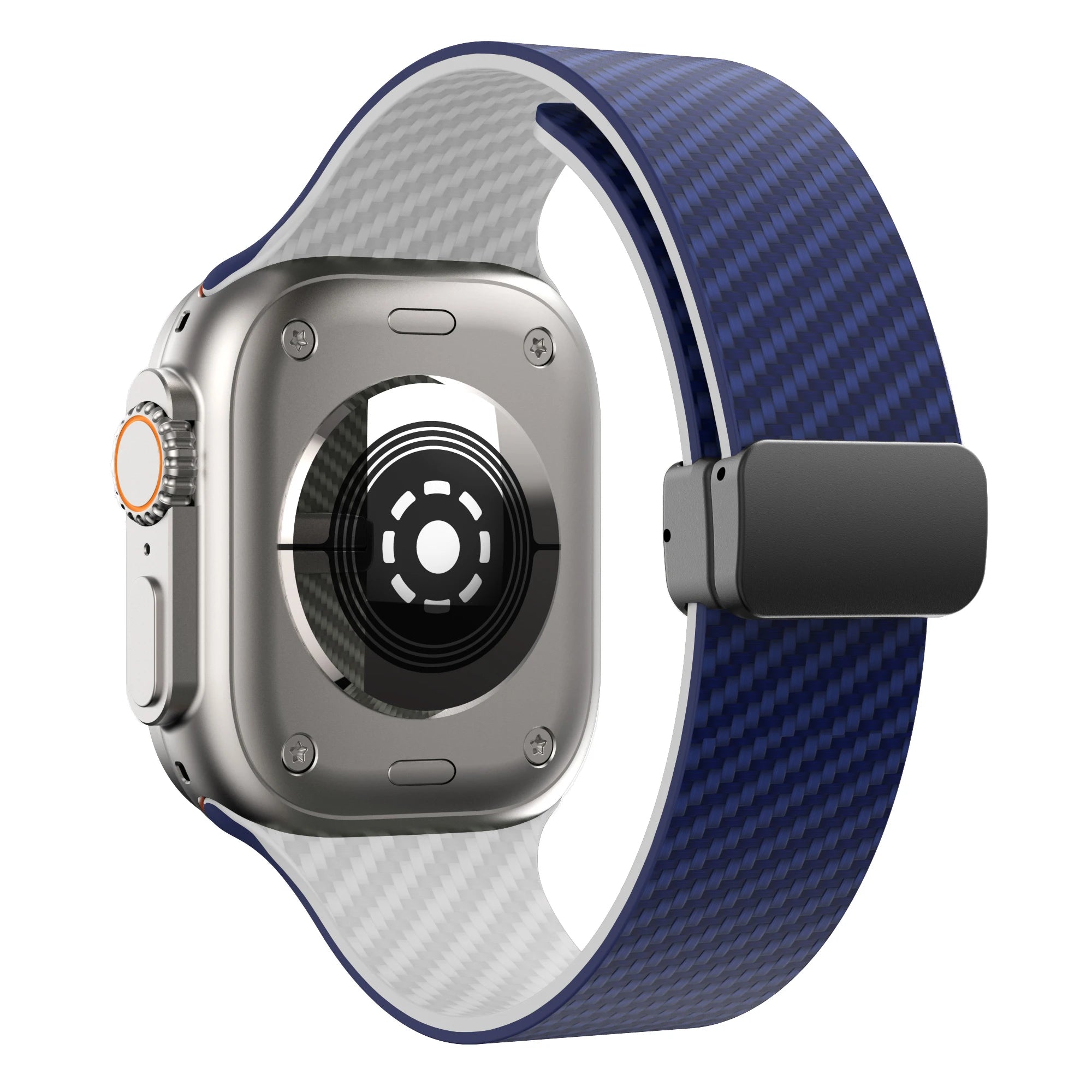 Silicone Band with Black Magnetic Clasp for Apple Watch
