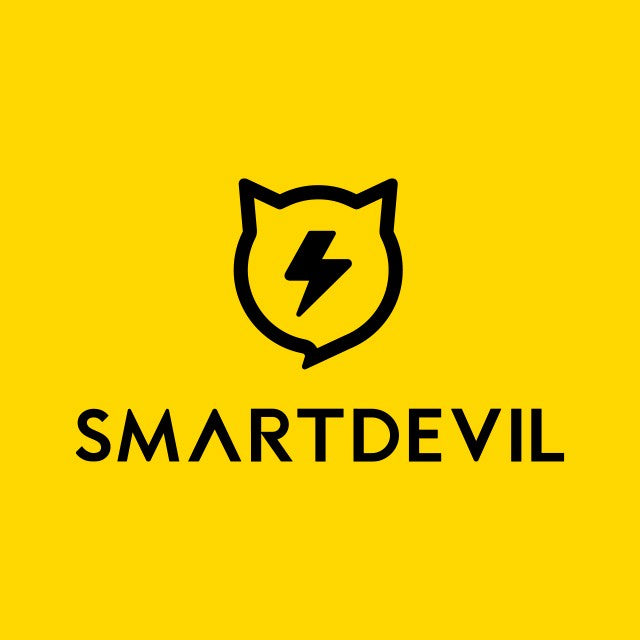 Smart Devil brand logo featuring a playful and vibrant design, representing stylish and functional bags that combine modern aesthetics with practicality for everyday use.