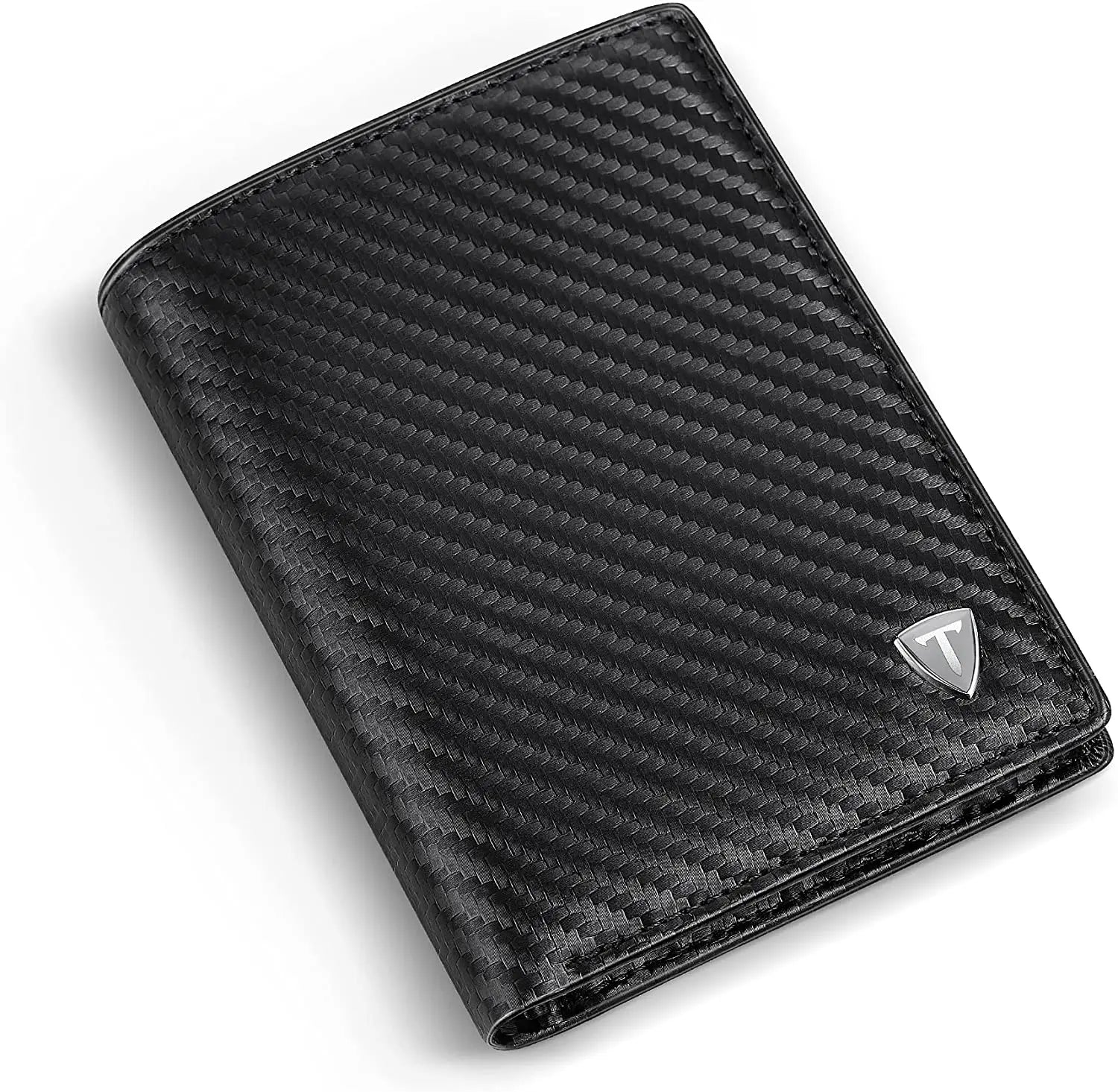 TEEHON Genuine Leather Smart Wallet with RFID Blocking Protection