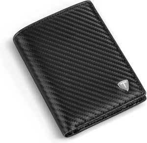 TEEHON Genuine Leather Smart Wallet with RFID Blocking Protection