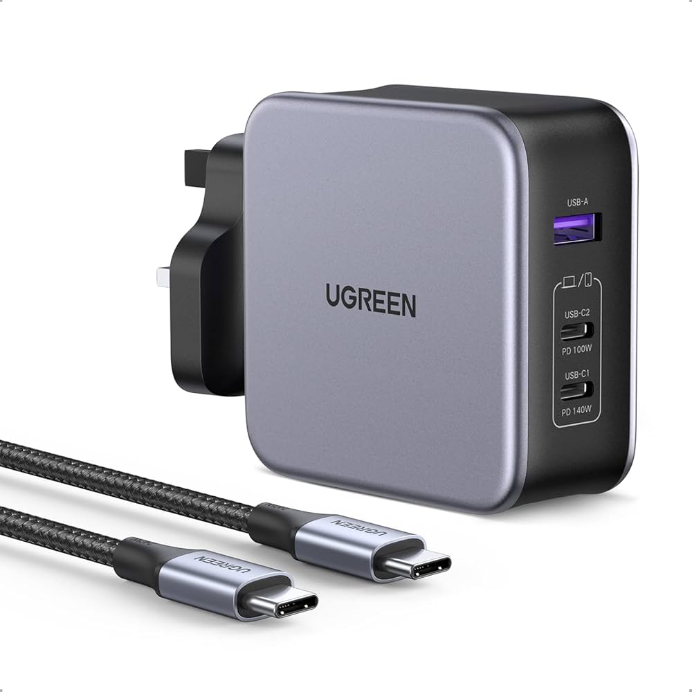 Adapter 140w UGREEN Multiport GaN 140W USB Quick Charging Power Adapter