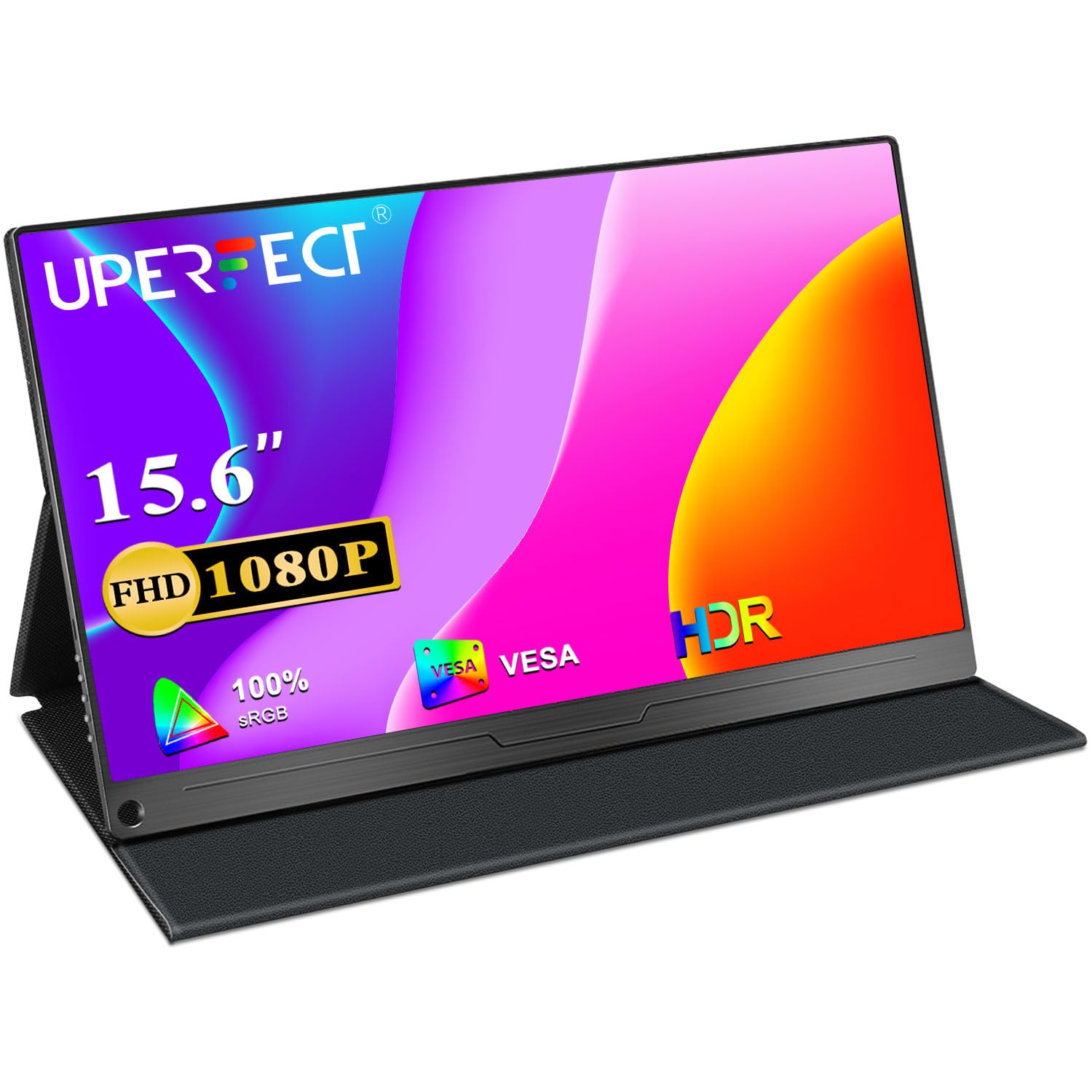UPERFECT FHD 15.6" Portable Monitor with Integrated Stand