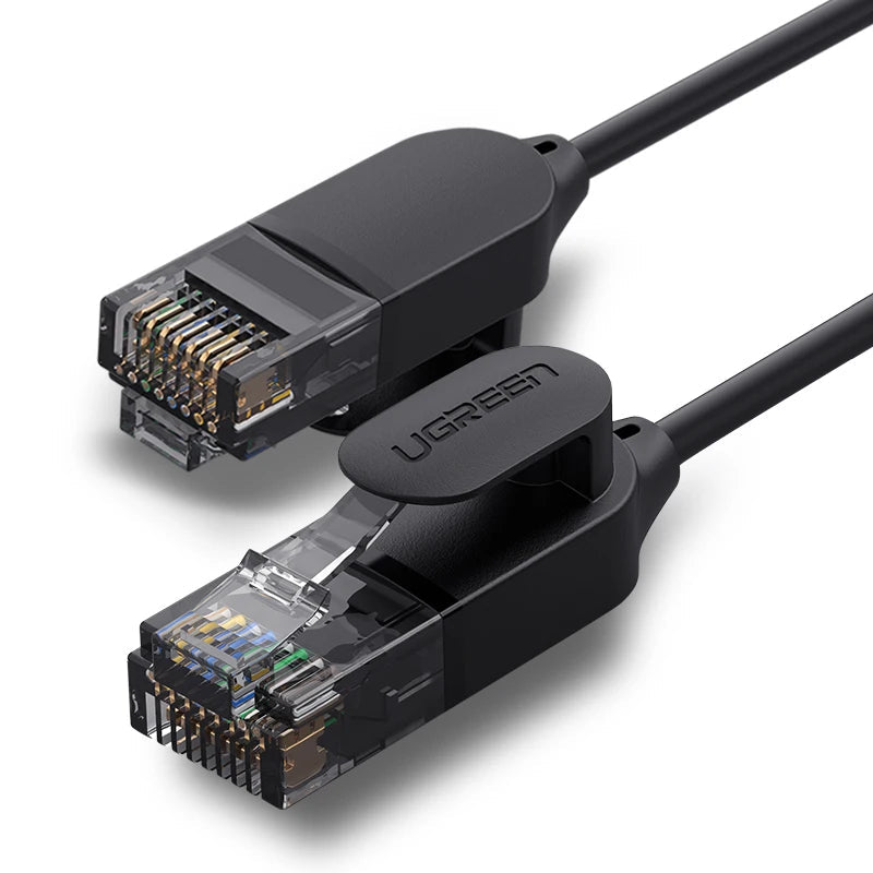 UGREEN Ethernet cable with connectors on a white background