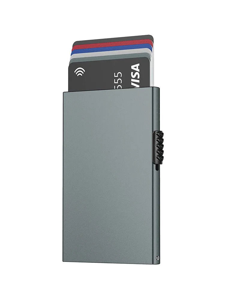 YATBEST Aluminium Pop-Up Smart Wallet with RFID Blocking