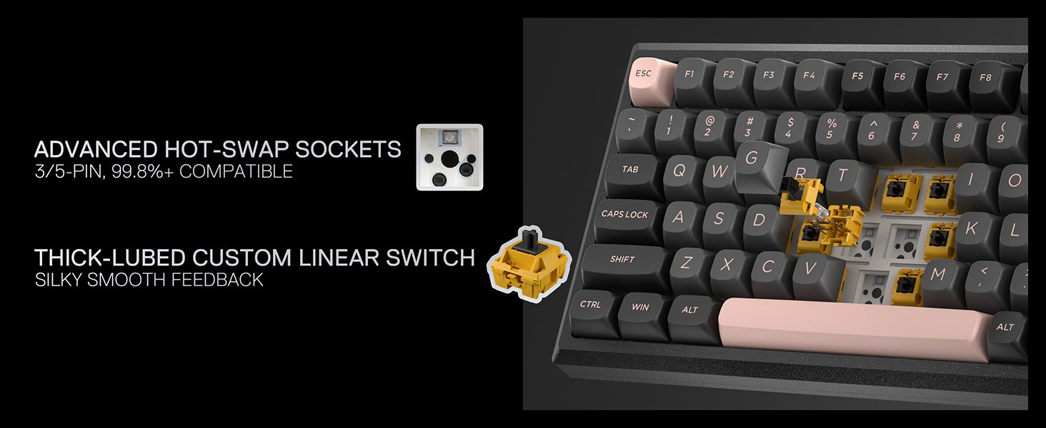 REDRAGON Eclipse K720 Pro Bluetooth Wireless Gaming Keyboard