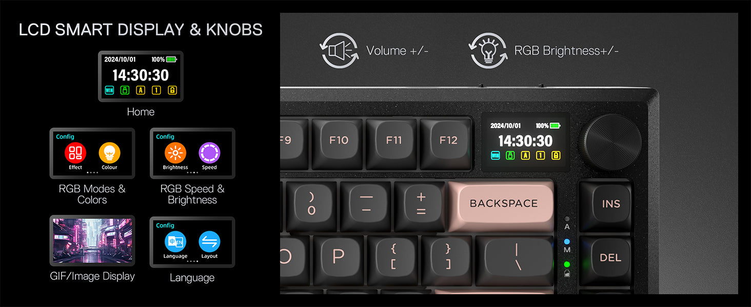 REDRAGON Eclipse K720 Pro Bluetooth Wireless Gaming Keyboard